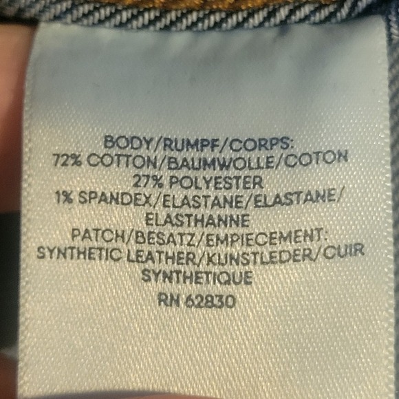 Lands End Women's Carpenter Jeans 16 Medium Wash - Picture 7 of 8